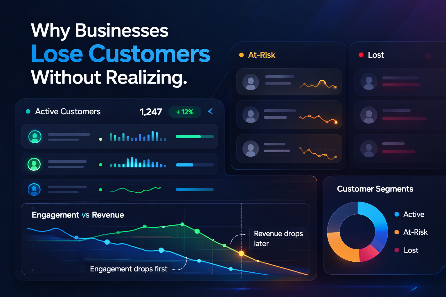 Silent churn visibility dashboard for local service businesses